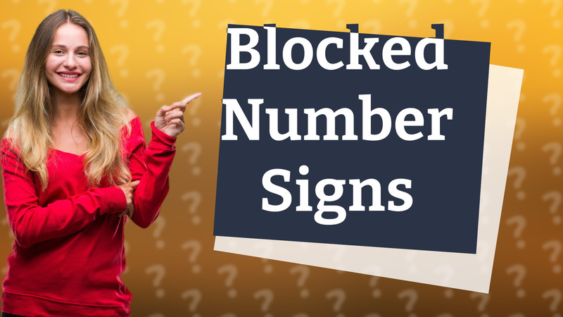 Blocked Number Signs