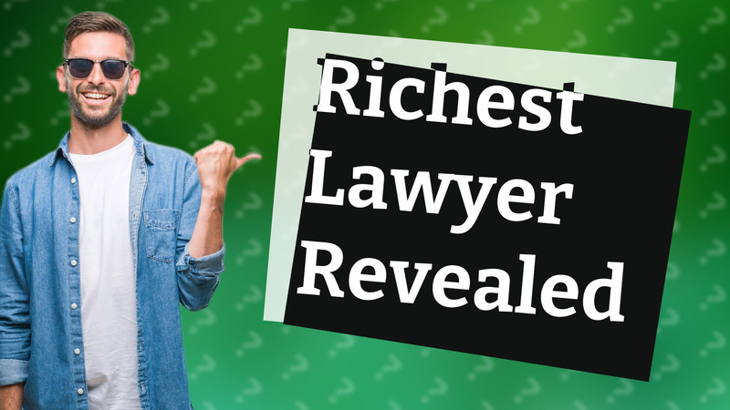 Richest Lawyer Revealed