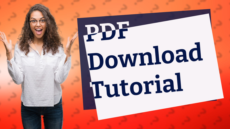 PDF Download Tutorial