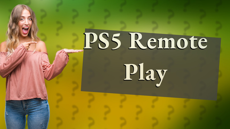 PS5 Remote Play