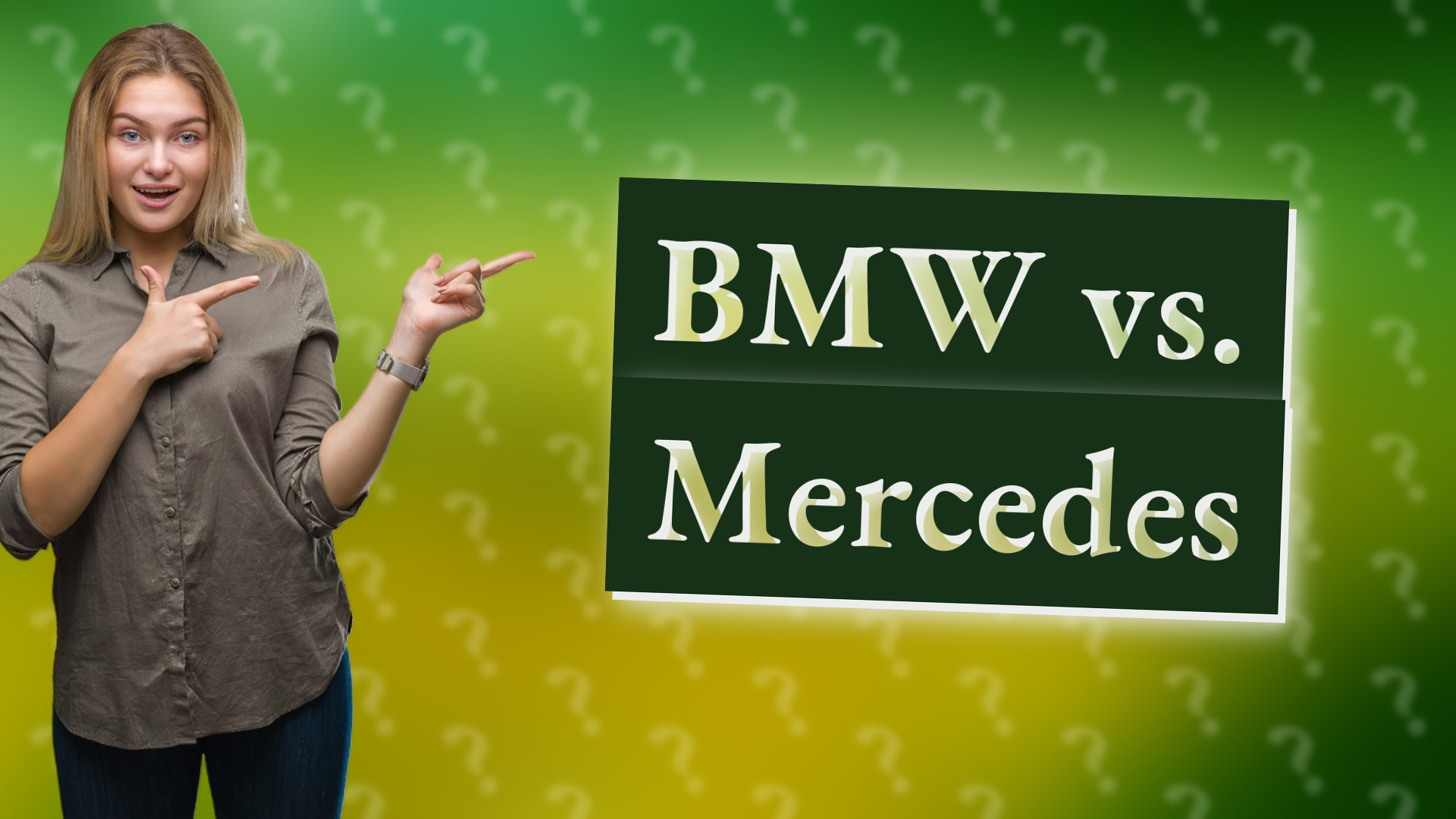 BMW vs. Mercedes
