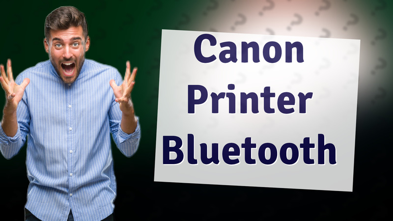 Canon Printer Bluetooth