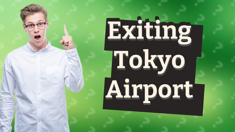 Exiting Tokyo Airport