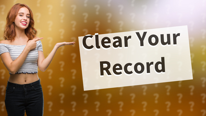 Clear Your Record