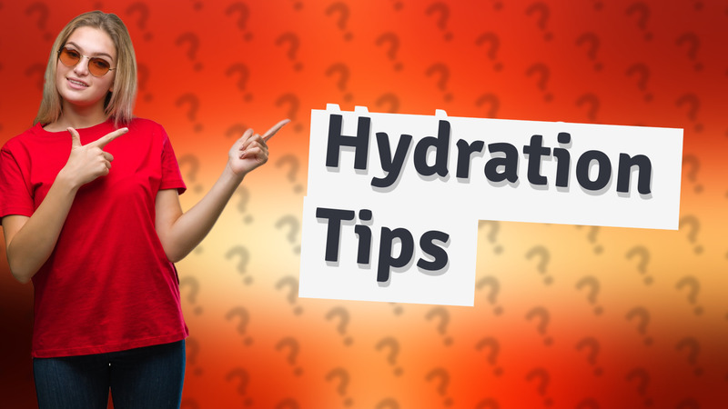 Hydration Tips