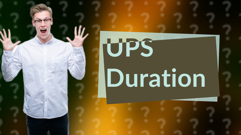 UPS Duration