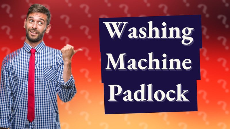 Washing Machine Padlock