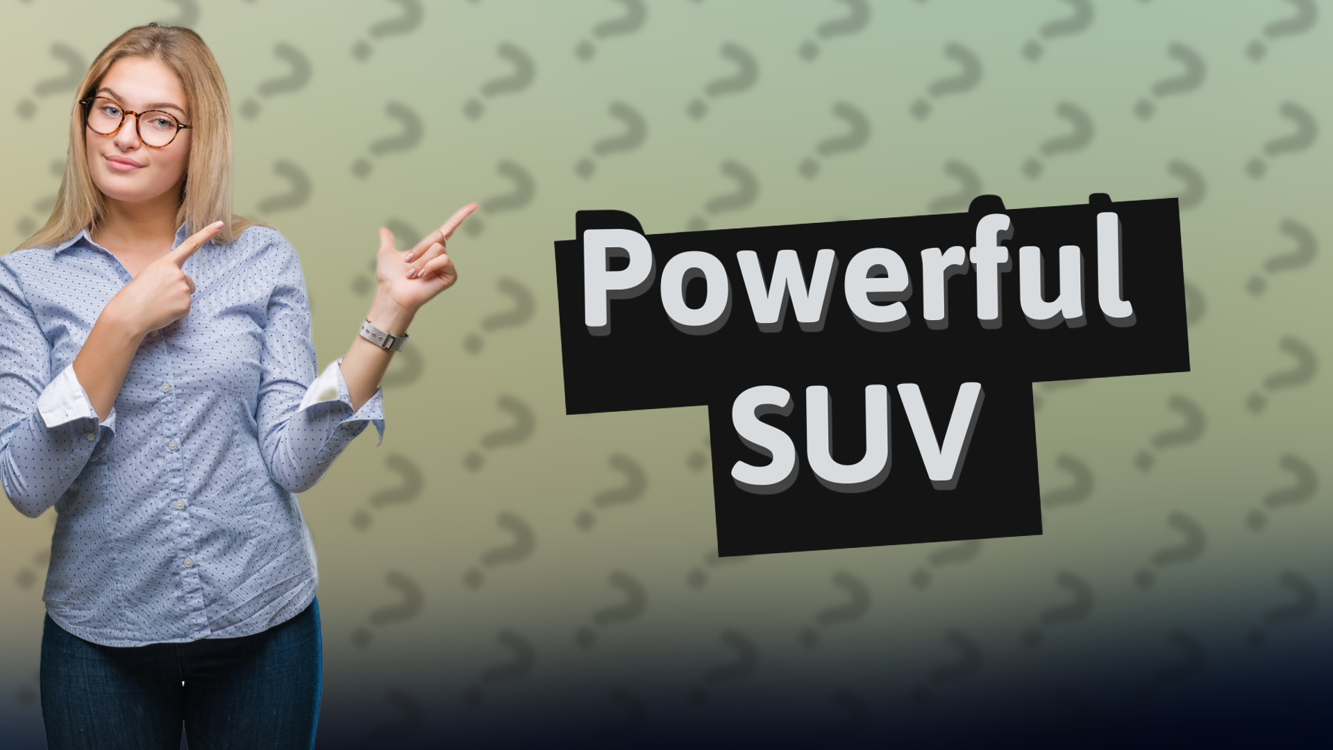 Powerful SUV