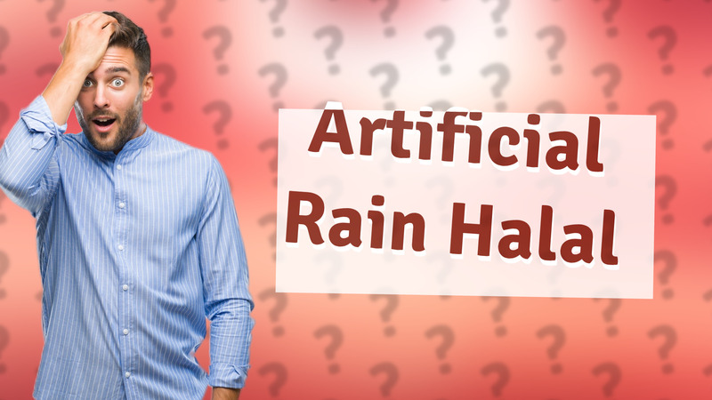 Artificial Rain Halal