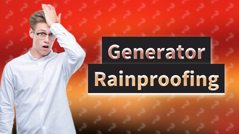 Generator Rainproofing