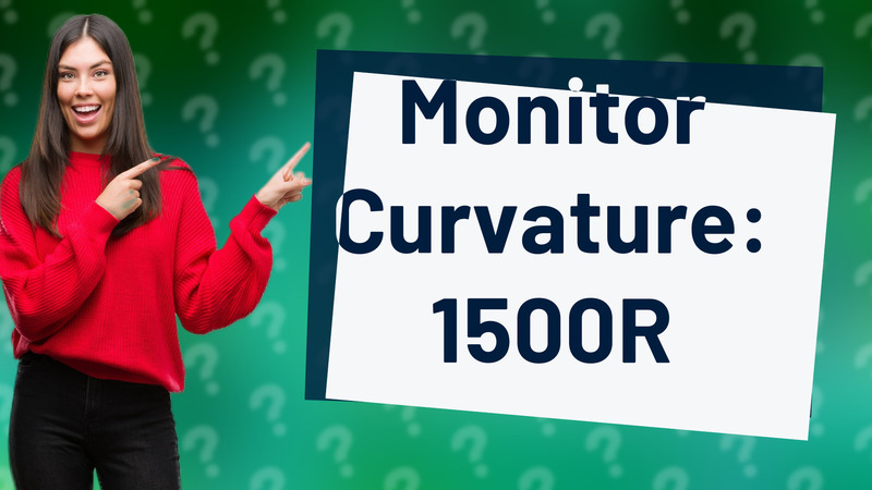 Monitor Curvature: 1500R