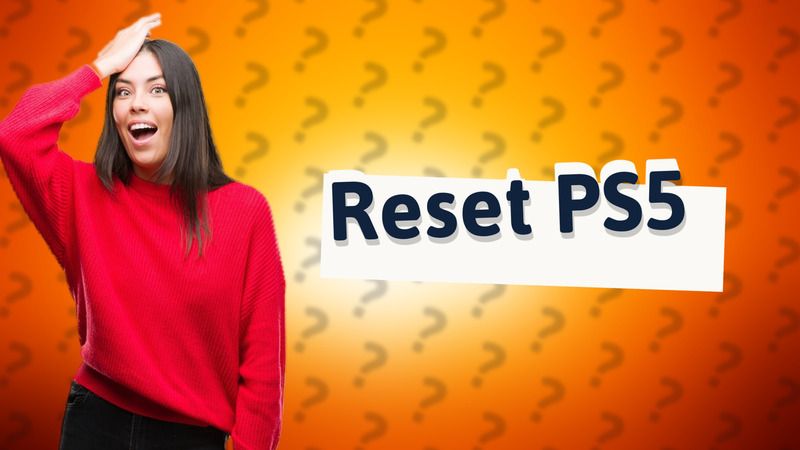 Reset PS5