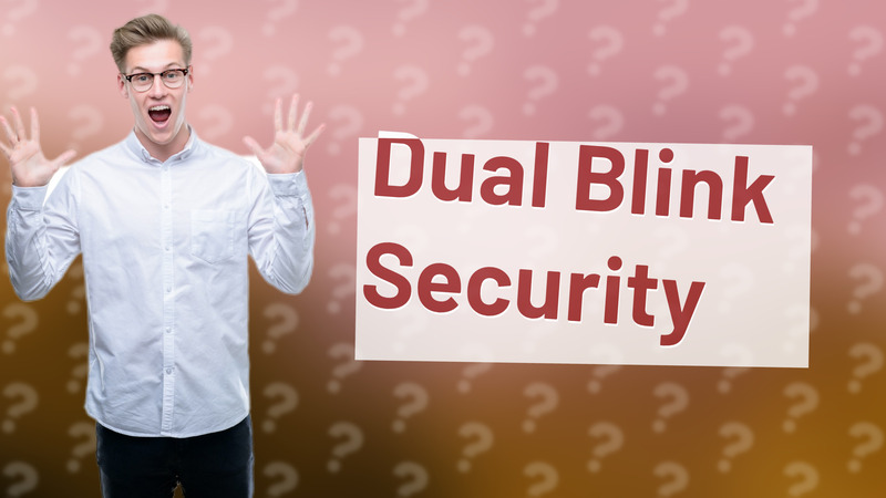 Dual Blink Security