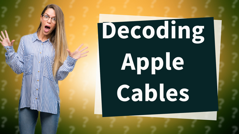 Decoding Apple Cables