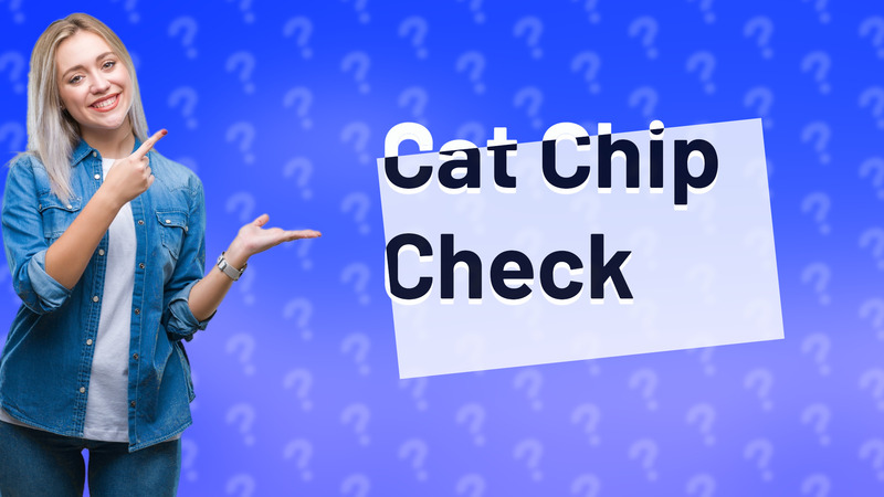 Cat Chip Check