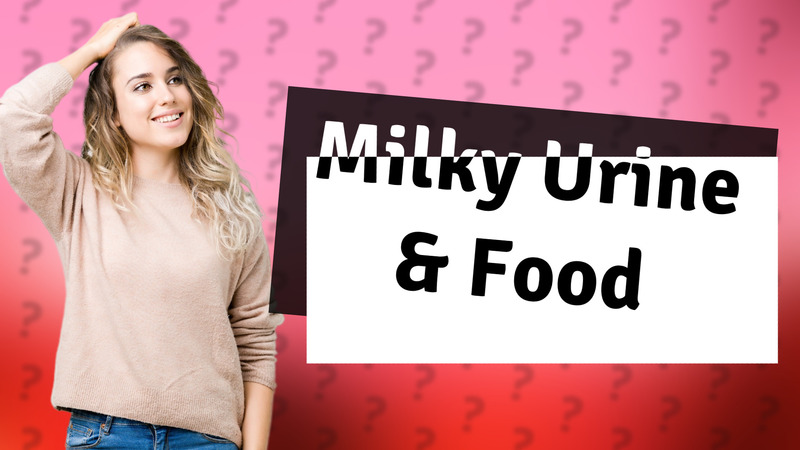 Milky Urine & Food