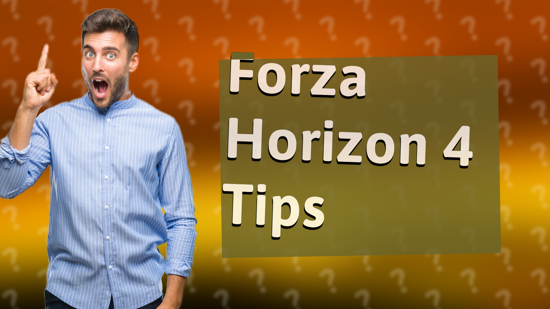 Forza Horizon 4 Tips