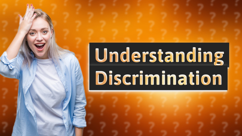 Understanding Discrimination