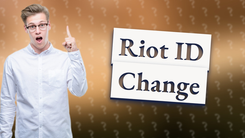 Riot ID Change