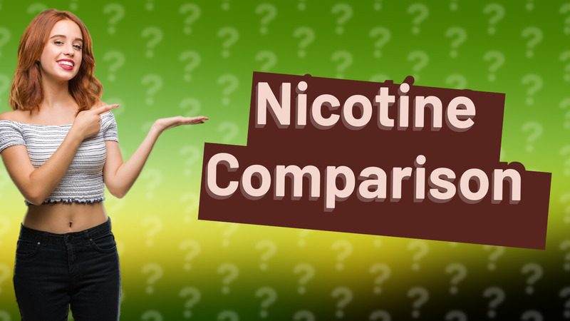 Nicotine Comparison