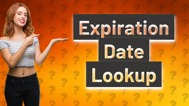 Expiration Date Lookup