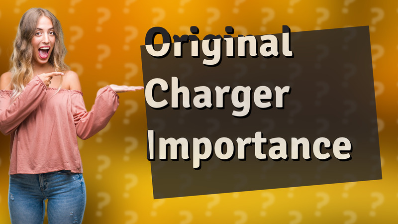 Original Charger Importance