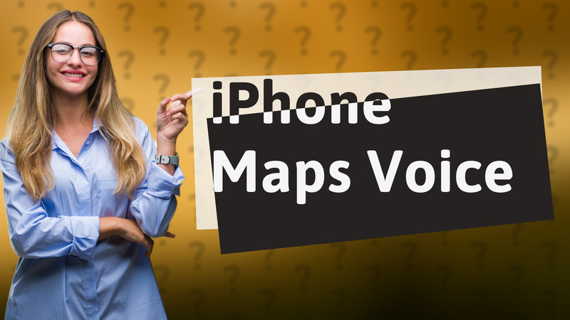 iPhone Maps Voice