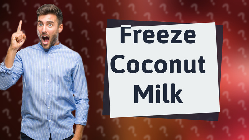 Freeze Coconut Milk