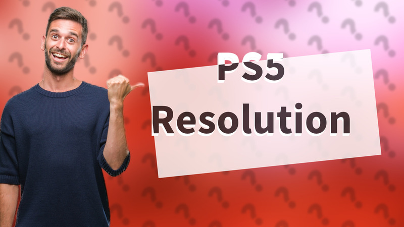 PS5 Resolution