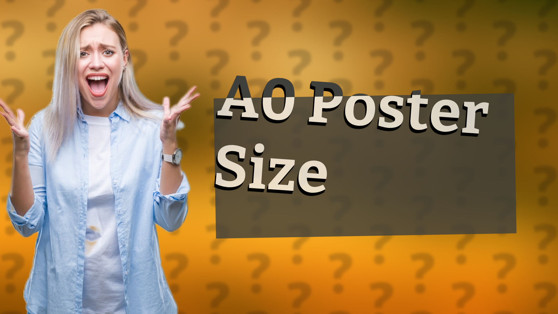 A0 Poster Size