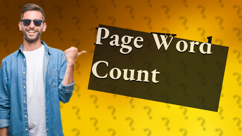 Page Word Count