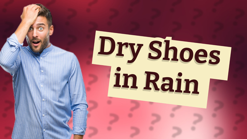 Dry Shoes in Rain