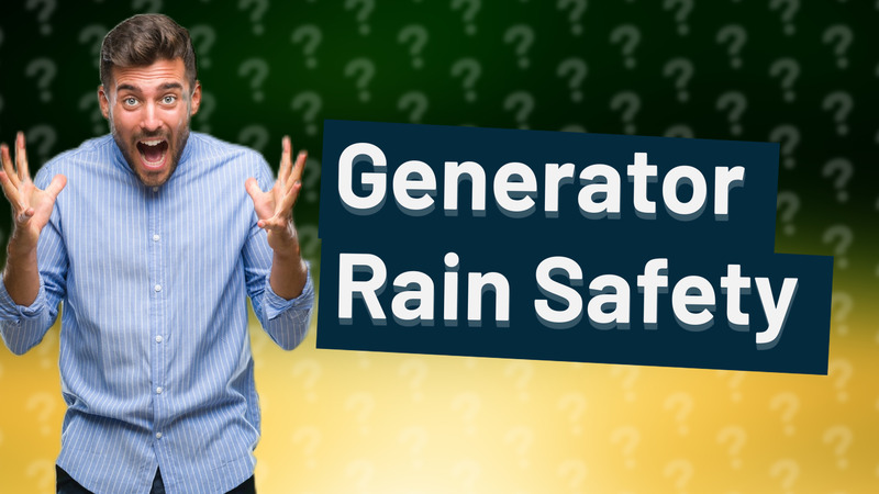 Generator Rain Safety