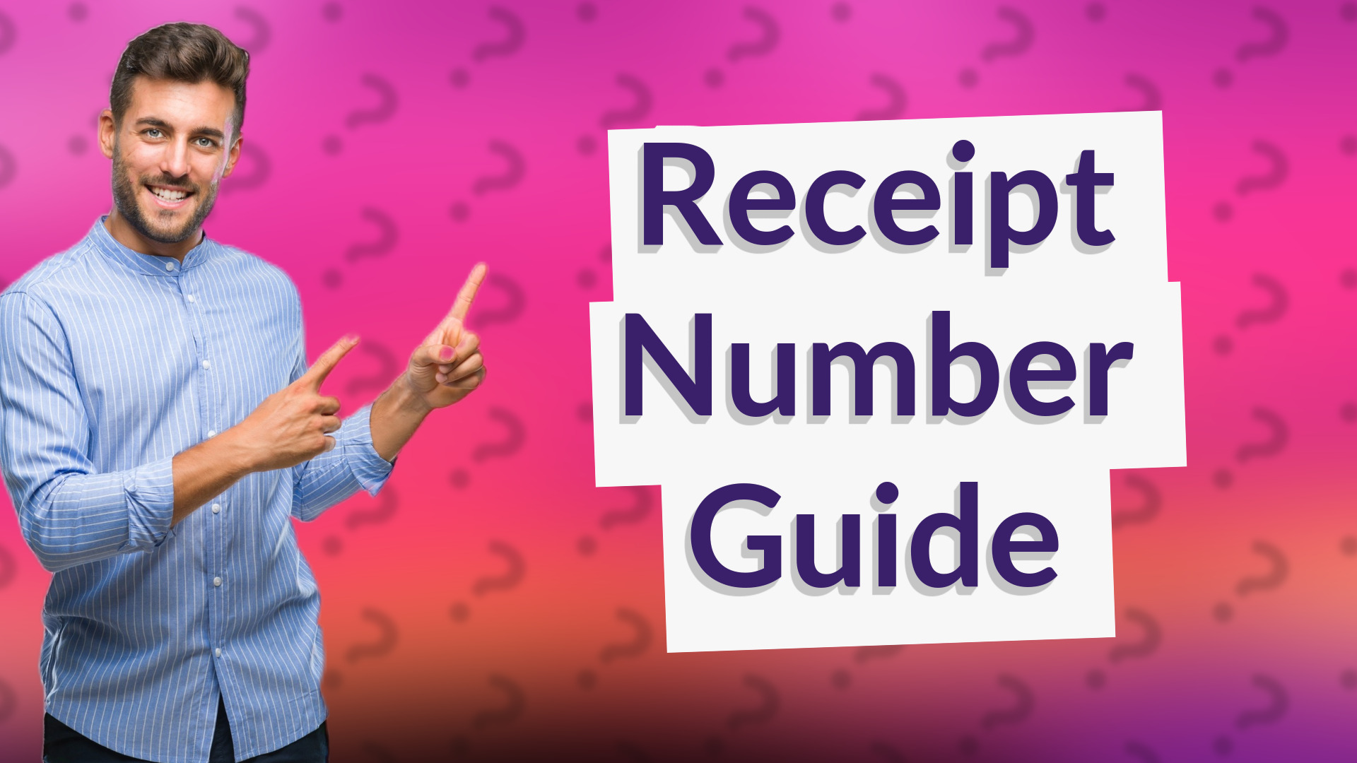 Receipt Number Guide