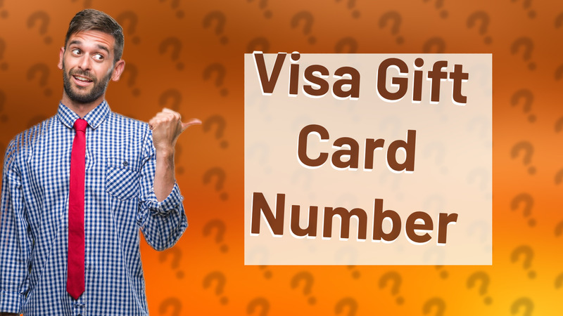 Visa Gift Card Number
