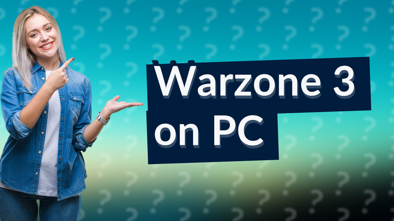 Warzone 3 on PC