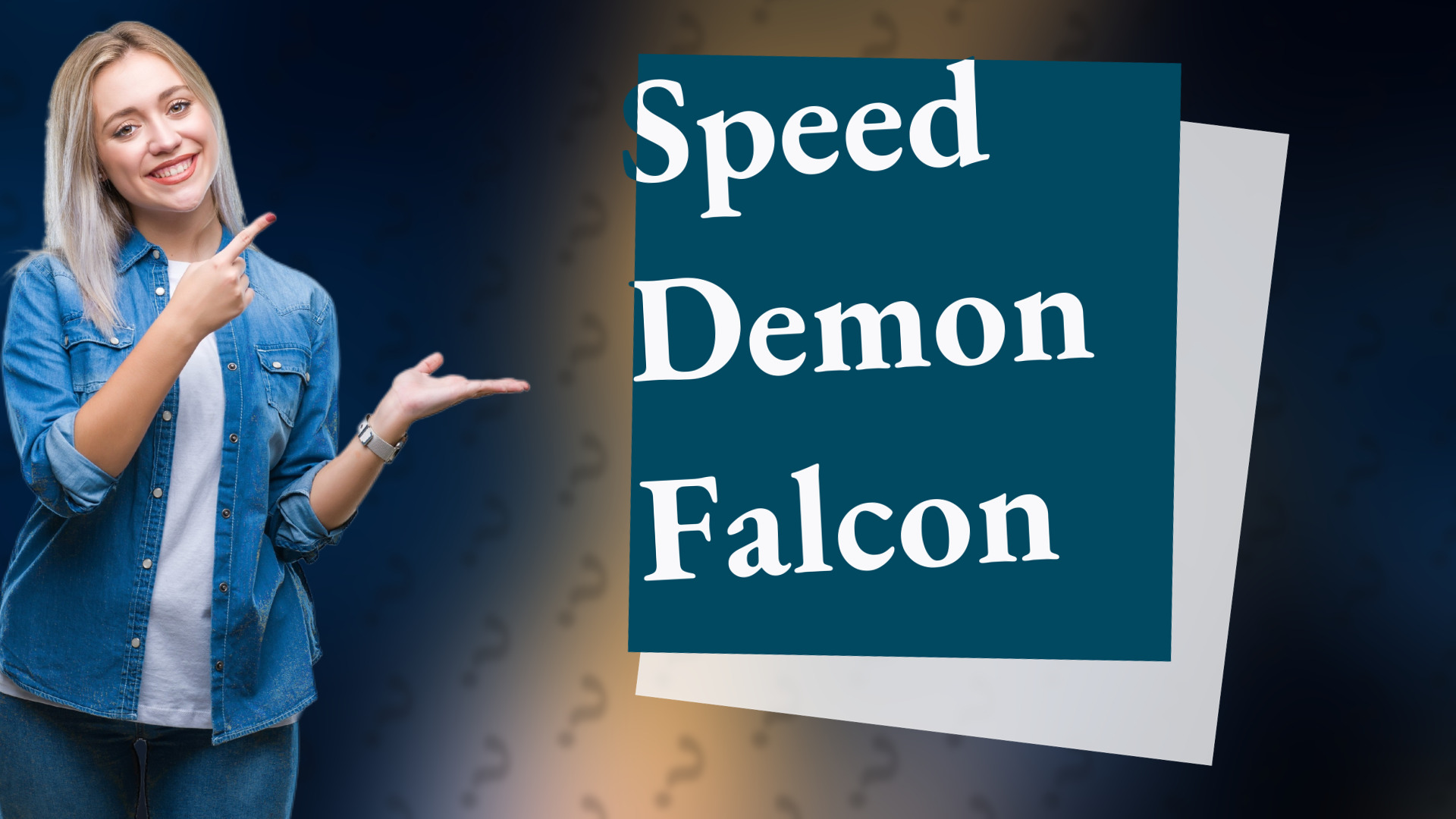 Speed Demon Falcon