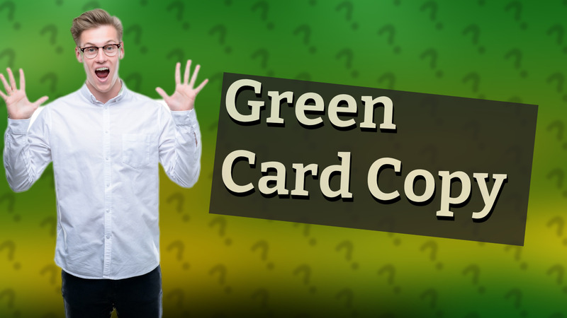 Green Card Copy