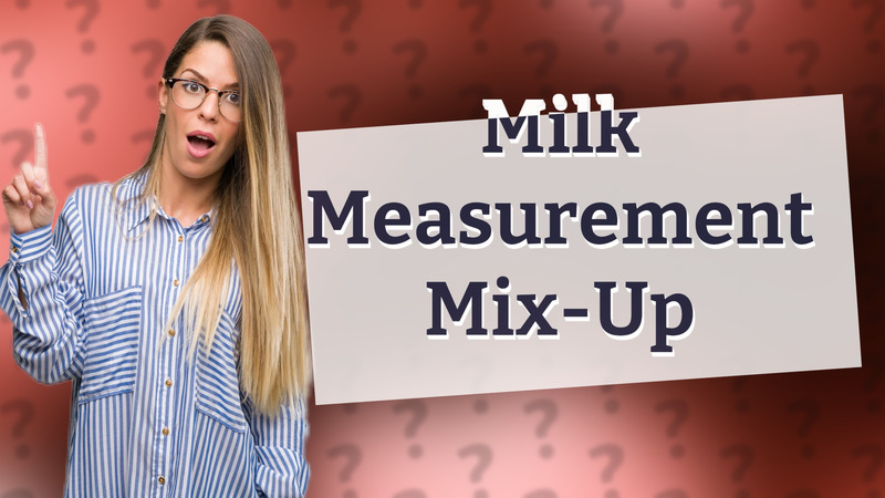 Milk Measurement Mix-Up
