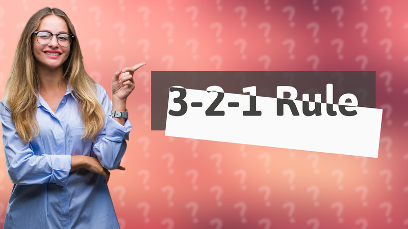 3-2-1 Rule