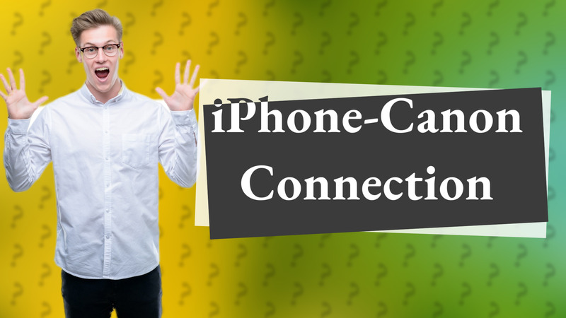 iPhone-Canon Connection