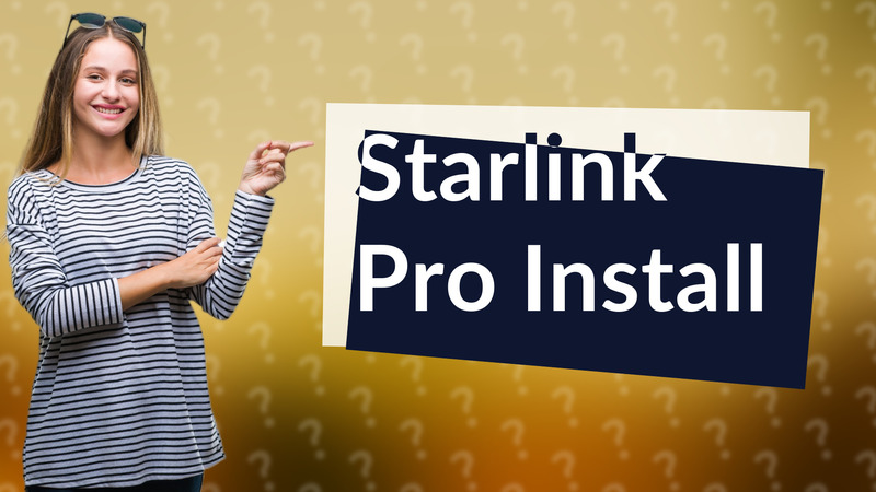 Starlink Pro Install