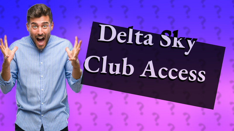 Delta Sky Club Access