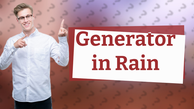 Generator in Rain