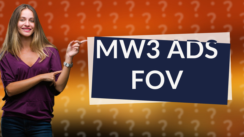 MW3 ADS FOV