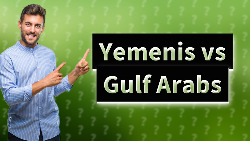 Yemenis vs Gulf Arabs