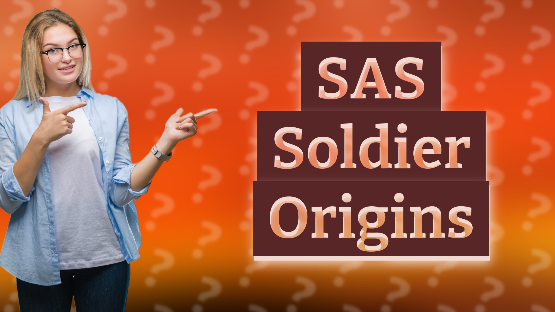SAS Soldier Origins