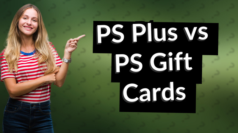 PS Plus vs PS Gift Cards