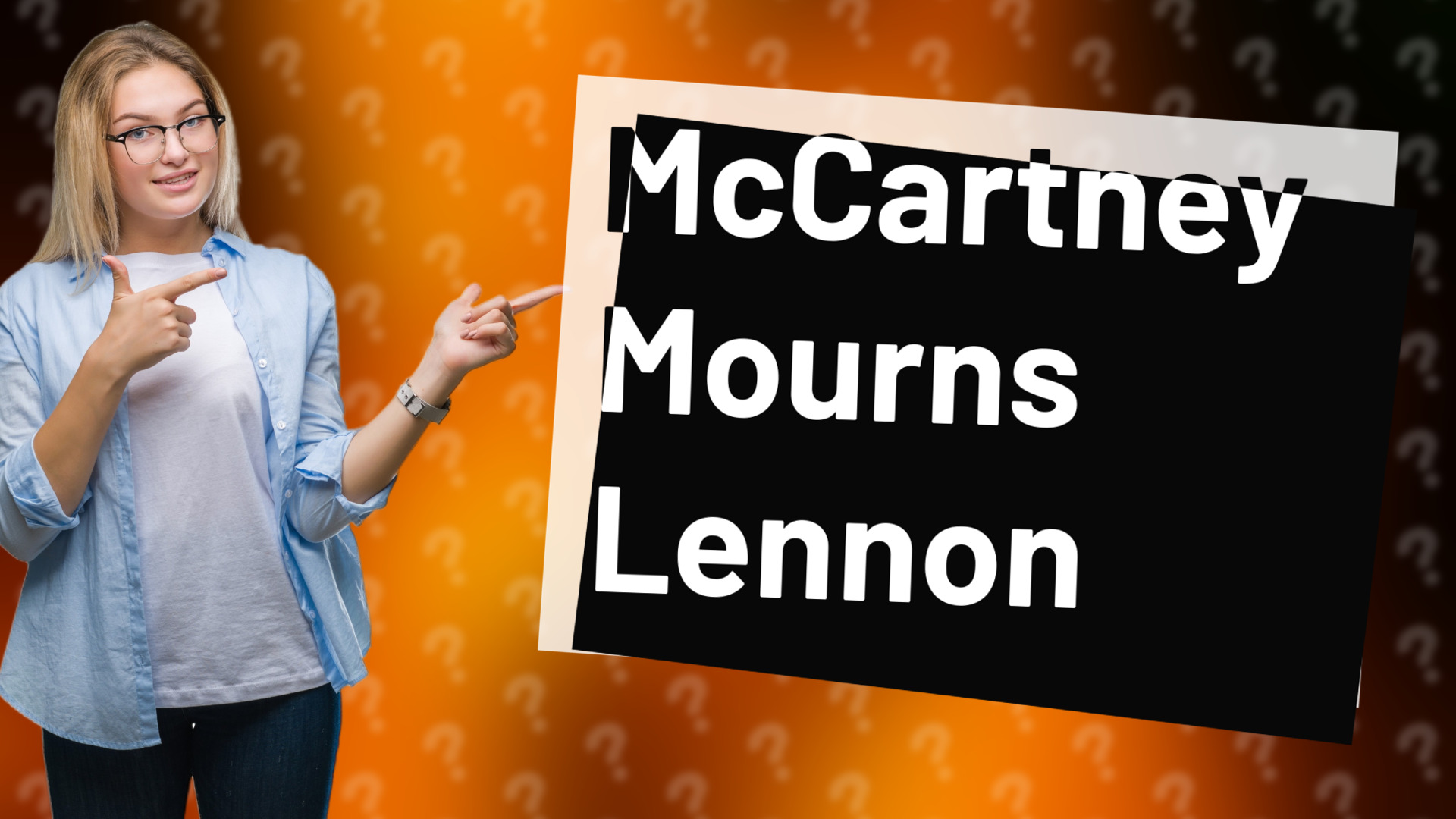 McCartney Mourns Lennon