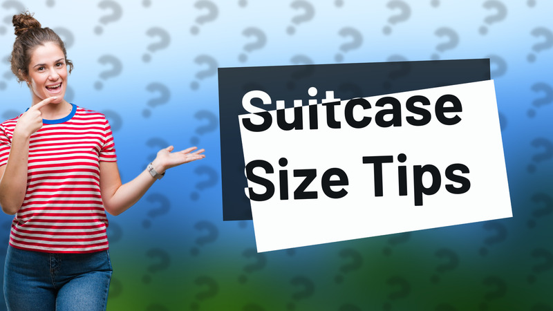 Suitcase Size Tips